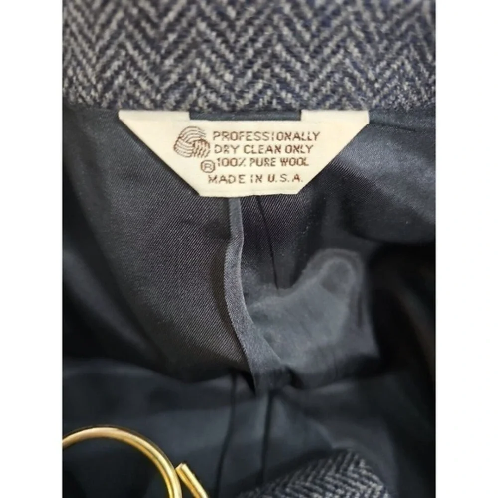 Vintage Hunt Valley Men's‎ 42R Pure Wool Tweed Jacket Coat